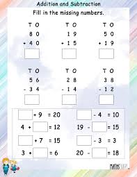 Covers most 3rd grade math skills, including place value, addition, subtraction, multiplication, division, fractions, . Addition Subtraction Math Worksheets Mathsdiary Com