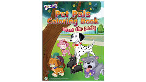 Violet gets a gift coloring page free kids coloring pages. Pet Pals Coloring Book