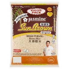 One variety of rice that is getting the attention of the community for its nutritional value is brown rice. Jasmine Sun Brown Original Brown Rice 5kg