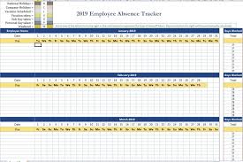 Free employee attendance tracker 2020all education. Sample Leave Absence Forms Ms Word Absence Template Piccomemorial
