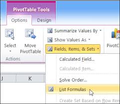 List All Pivot Table Formulas Contextures Blog Pivot Table Workbook Computer Programming