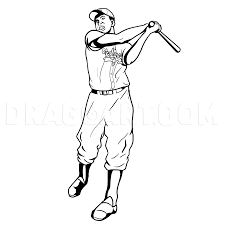 How To Draw Jackie Robinson Jackie Robinson Step By Step Drawing Guide By Michaely Dragoart Com Sharpie (or something to draw with). how to draw jackie robinson jackie