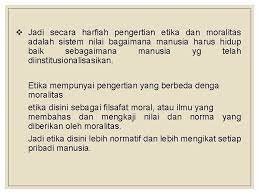 Moral adalah produk yang dihasilkan oleh budaya dan agama yang mengatur cara berinteraksi (perbuatan, perilaku, dan ucapan) antar sesama manusia. Definisi Moral