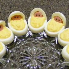Newborn Babies Deviled Eggs Baby Shower Eggs For Baby Baby Shower Food Baby Shower Fun