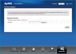 Zyxel P 2812hnu F1 Screenshot Firmware Upgrade
