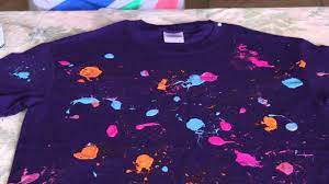 I haven't had much chance to wear it! Diy Splatter Paint T Shirt Youtube