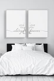 Above Bed Art Printable Wall Art 2 Piece Wall Art Above Bed Decor Above Bed Wall Art Bedroom Decor Bedroom Wall Art Anniversary Gifts Above Bed Decor Bedroom