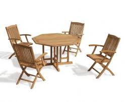 Modern wooden garden dining sets. Octagonal Garden Table And Chairs Octagonal Dining Set