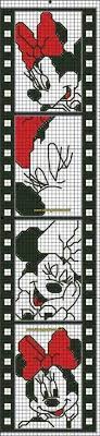 When do disney cross stitch kits go out of stock? Minnie Mouse Filmstrip Disney Cross Stitch Cross Stitch Bookmarks Cross Stitch