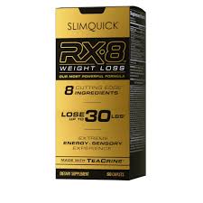 Slimquick Pure Rx 8 Powerful Dietary Supplement 60 Count Lose 3x The Weight Packaging May Vary