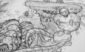 Coloring book pages for adults and kids coloring sheets. Ghibli Tribute On Behance