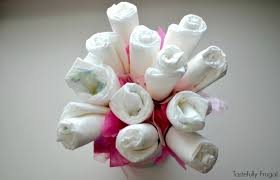 We also believe that life is about celebration and making memories. Diaper Bouquet Baby Shower Gift Tastefully Frugal