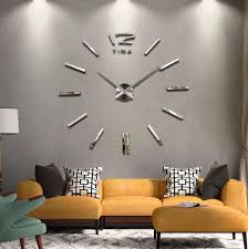 Photo wall clocks are a fun way to display your family photos while making something useful (a wall clock). Hot Sale Large Size Mirror Diy Wall Clock Mute Home Decorative Wall Clock China Wall Clock And Home Decoration Price Made In China Com