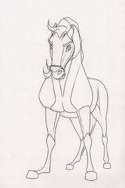 Related Image Spirit Drawing Horse Drawings Cartoon Drawings
