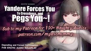 Dom Yandere Girl Cross Dresses and Pegs You?! F4M Erotic ASMR