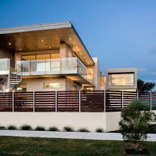 Here we have an attractive designing of the staircase for you. Railing Modern Exterior Photos Houzz
