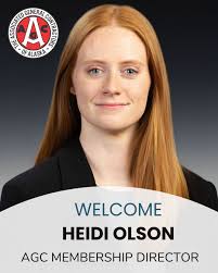 Please help us welcome Heidi Olson as AGC's new Membership Director! Heidi  relocated to Alaska from Wisconsin in 2021, bringing with her a background  in education and a passion for service. Heidi