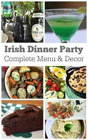 Irish Dinner Party Menu Irish Dinner Recipes Irish Dinner Dinner Party Menu