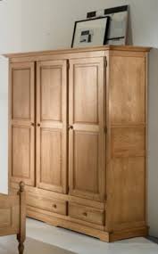 Vintage armoire en bois peinte rouge securité incendie 33 x 15,5 x 51 cm. Armoire Droite 3 Portes 2 Tiroirs Ducie Pin Massif Des Landes Fabrication Francaise Histoires De Bois