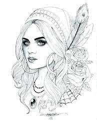 Coloring, the act of adding color to comic book pages, where the person's job title is colorist Girl Drawing Pretty Girl Realistic Girl Coloring Pages Novocom Top