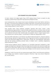 Apple newsroom is the source for news about apple. Open Letter Of The President Of Aforta To The Club Kkslech Com Kks Lech Poznan Unofficial Website World Today News