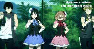 Kyoukai No Kanata Idols Song Yakusoku No Kizun Eng Sub With Lyrics Hd Anime Songs Kanata Anime