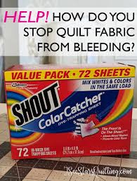 White garments, such as socks or underwear, that have been accidentally tossed into the washer with a red garment come out pink. Help How Do You Stop A Bleeding Quilt I See Stars Quilting