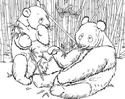 Panda Habitat Bamboo Coloring Pages In 2020 Panda Coloring Pages Bear Coloring Pages Coloring Pages