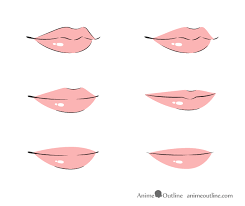 How To Draw Anime Lips Tutorial Animeoutline Anime Lips Anime Drawings Anime Mouth Drawing