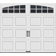 Maybe you would like to learn more about one of these? Clopay Gallery Collection 8 Ft X 7 Ft 6 5 R Value Insulated White Garage Door With Arch Window Gr1sp Sw Grla1 The Home Depot