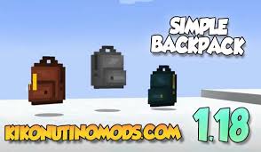 To craft a backpack, use the same shape as a chest but using leather instead. Simple Backpack Fabric Mod Para Minecraft 1 18 Descargar