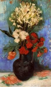 Vincent van gogh au salon des indépendants en 1888,. Vincent Van Gogh Vase With Carnations And Other Flowers 1886 Http Wikiart Org Van Gogh Flowers Van Gogh Art Vincent Van Gogh Art