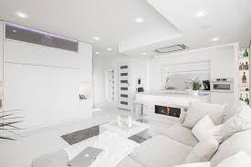 Small Apartment With Unique Interior Design Covered In Glossy White White House Interior Small Apartments White Interior Design