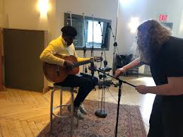 French-Haitian Musician Erick Paul Records Guitar At Dubway — Dubway  Studios, NYC