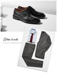 Trickers robert black calf derby shoes with natural welt men's uk 9 us 10. Three Ways To Wear Derby Shoes In 2018 The Journal Mr Porter