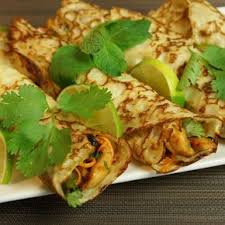 Crepes Thai Au Lait De Coco Et Poulet Marine Au Citron Vert Recette Poulet Marine Citron Poulet Marine Recette Originale Et Facile