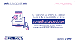 Consulte su lugar de votación para la segunda vuelta de las elecciones de ecuador 2021. Tse El Salvador On Twitter Consultatusdatos Consulta Tu Centro De Votacion Junta Receptora De Votos Y Numero Correlativo Antes De Asistir A Votar Y Asi Contribuir A Un Proceso Electoral Eficiente Https T Co Manpfnnxyh