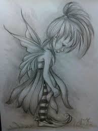 Pin By Annie Doman On More Grayscale Fairy Drawings Fairy Art Fairy Tattoo Designs