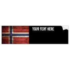 Norway Flag On Old Wood Grain Bumper Sticker Zazzle Com Norway Flag Bumper Stickers Old Wood