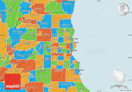 West Allis Zip Code Map Political Map Of Zip Code 53206