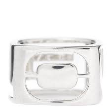 TIFFANY Sterling Silver Era Love Square Ring 55 7.25 653903