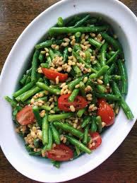 Green Bean Salad With Tomatoes And Kamut Recipe Green Beans Green Bean Salads Delicious Healthy Recipes