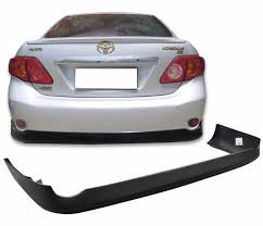 P.fits 2009 2010 for ty corolla front bumper bracket right passenger side (fits: 2009 2010 Polypropylene Rear Bumper Lip Spoiler Diffuser Fits Toyota Corolla 4dr Ebay