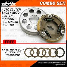 Bought from shop @rm1800 condition : Combo Set Suzuki Best 110 Heavy Duty Auto Clutch Housing Auto Clutch Shoe Auto Accessories On Carousell
