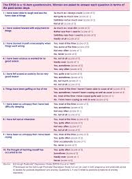 (the edinburgh postnatal depression scale). Using The Epds As A Screening Tool Cope