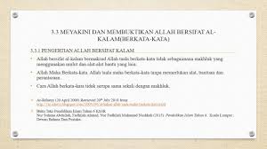 Check spelling or type a new query. 3 3 Meyakini Dan Membuktikan Allah Bersifat Al Kalam Maha Berkata Kata Pendidikan Islam Kssr