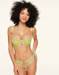 Daphne Floral Green 3 Push Up Balconette, 32A-38DD | Adore Me