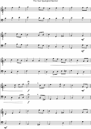 The letter notes below are good for beginners on flute, piano, oboe, clarinet, trumpet, guitar and more Smashwords The Star Spangled Banner Pure Sheet Music Duet For Flute And Double Bass Arranged By Lars Christian Lundholm A Book By Pure Sheet Music Page 1
