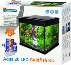Bol Com Superfish Aqua 20 Goldfish Kit Led Aquarium 20 L Zwart 36 X 23 X 32 1 Cm