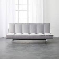 The r2 bed in a box mattress adds a copper gel foam top layer to r1's system of breathable foams and cooling gel layers, for unbeatable comfort and temperature. Flex Microgrid Grey Sleeper Sofa Reviews Cb2